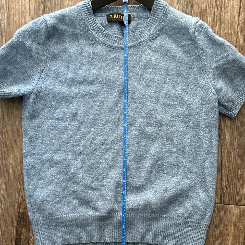 Truth by Republic Sky Blue Knit Top - Picture 7 of 7